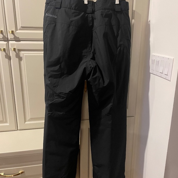 NEW Mens Columbia Large TALL Bugaboo Ski Pants Black No Paper Tags - Picture 1 of 10